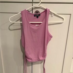 Gaze Fashion Lilac Ribbed Tank Top